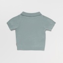 T-shirt w/collar sea breeze back