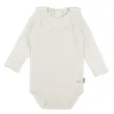 Wool body ruffle collar