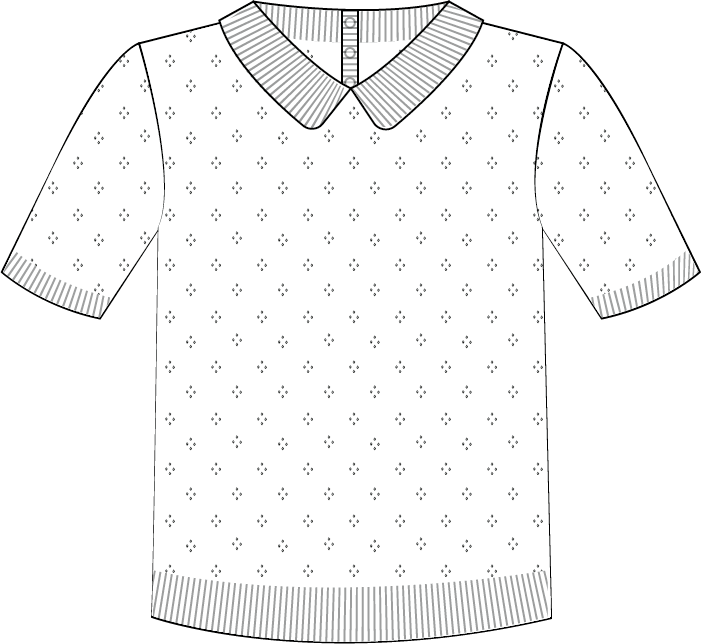 T-shirt w/collar July