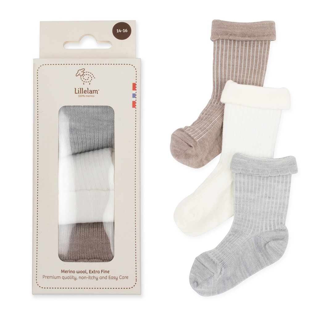 3pk ullsokk gavepakke (innsalg)